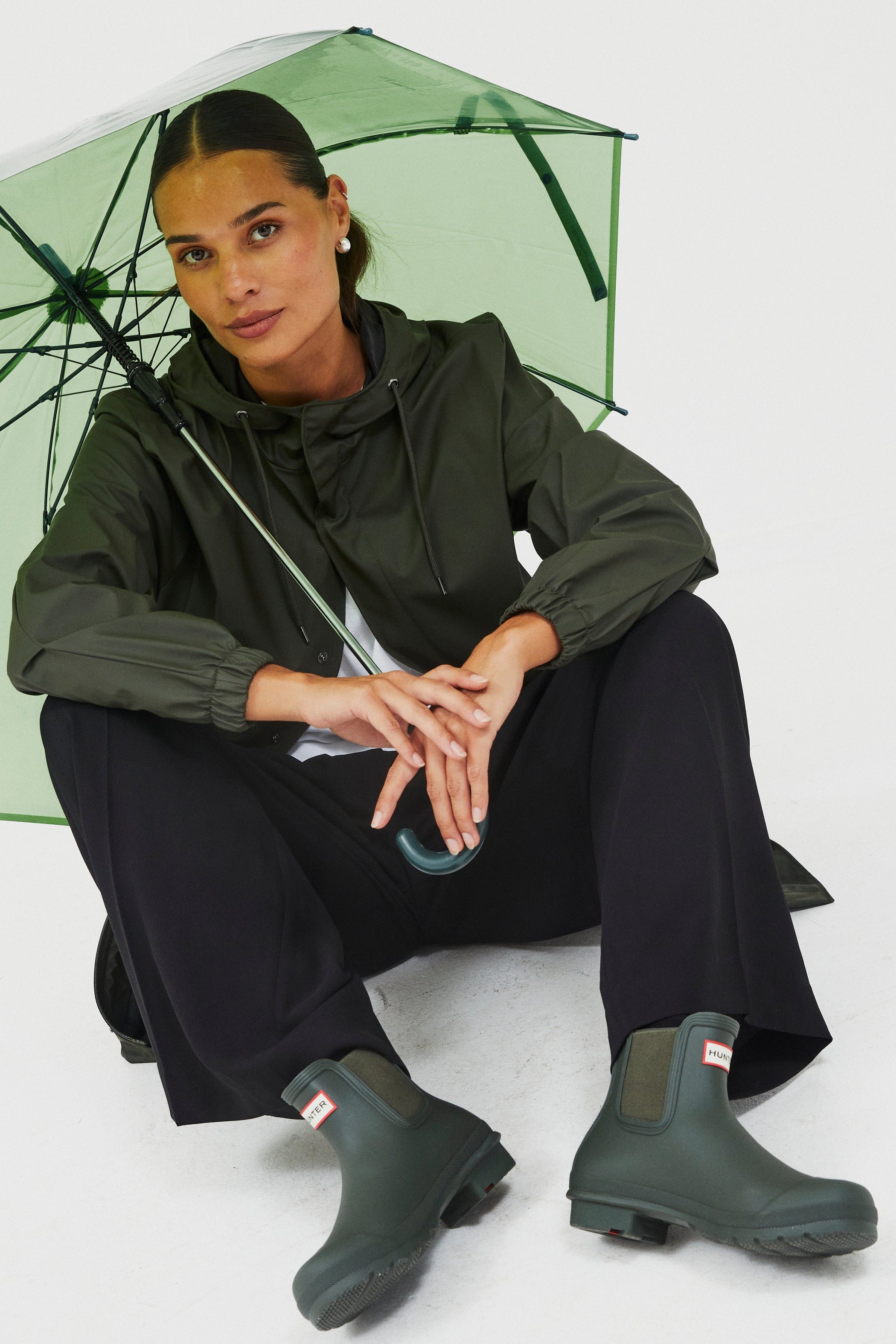 Original Chelsea gummistøvler - Dark Olive